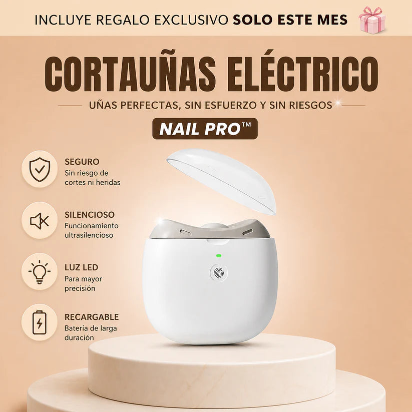 Corta uñas eléctrico