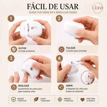 Corta uñas eléctrico