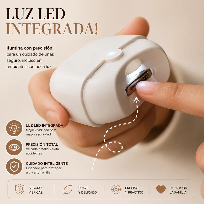 Corta uñas eléctrico