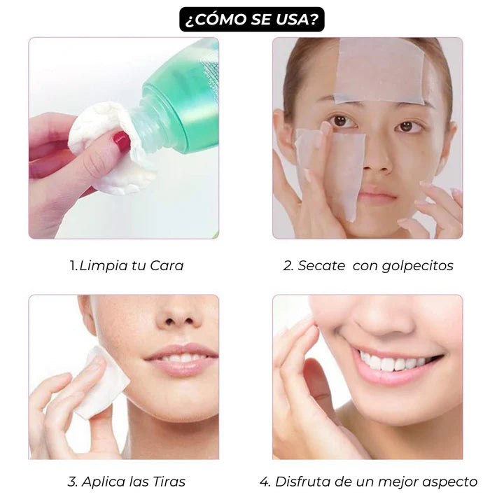 Parches de Lifting Facial Adhesivos Invisibles Liftrik InnovaGoods 40 unidades