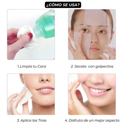 Parches de Lifting Facial Adhesivos Invisibles Liftrik InnovaGoods 40 unidades